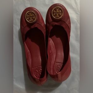 Tory Burch red Ballet flat shoes